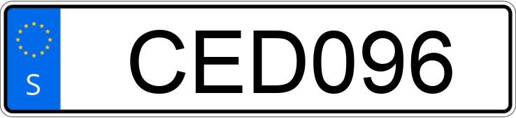 Numer rejestracyjny CED096 posiada Suzuki Alto 1.0