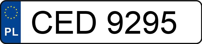 Numer rejestracyjny CED 9295 posiada FIAT TIPO - CED9295 Numer rejestracyjny CED 9295 posiada FIAT TIPO - CED9295