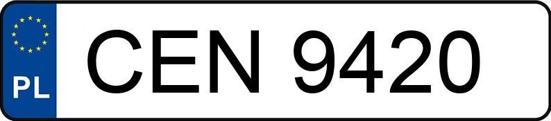 Numer rejestracyjny CEN 9420 posiada SEAT IBIZA - CEN9420 Numer rejestracyjny CEN 9420 posiada SEAT IBIZA - CEN9420