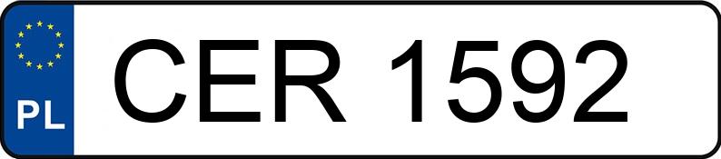 Numer rejestracyjny CER 1592 posiada FIAT Seicento 0.9 Kat. S - CER1592 Numer rejestracyjny CER 1592 posiada FIAT Seicento 0.9 Kat. S - CER1592
