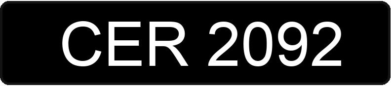 Numer rejestracyjny CER 2092 posiada VOLKSWAGEN PASSAT - CER2092