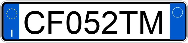 Numer rejestracyjny CF052TM posiada FIAT Punto 2a serie