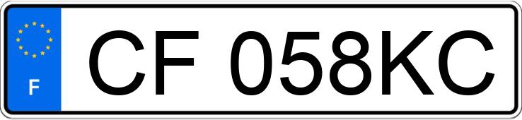 Le numéro d’enregistrement CF058KC a VOLKSWAGEN TOURAN 1.9 TDI 105 SELECTION 5P