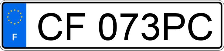 Numer rejestracyjny CF073PC posiada CHRYSLER CROSSFIRE 3.2 V6 SRT-6