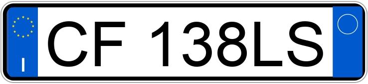 Numer rejestracyjny CF138LS posiada HONDA Jazz 1a serie 01-08 Numer rejestracyjny CF138LS posiada HONDA Jazz 1a serie 01-08