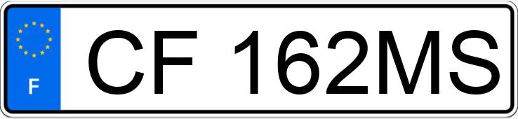 Numer rejestracyjny CF162MS posiada PEUGEOT 406