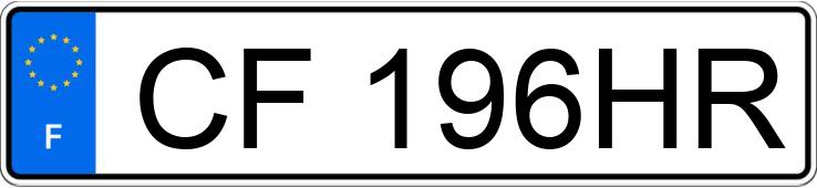 Numer rejestracyjny CF196HR posiada CITROEN C4 PICASSO