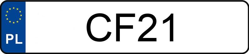 O número de registro CF 21 tem DODGE Journey MR`12 SXT - CF21