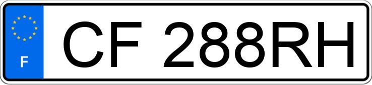 Die Registrierungsnummer CF288RH hat RENAULT LAGUNA III ESTATE