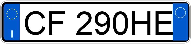 Numer rejestracyjny CF290HE posiada VOLKSWAGEN Golf 4a serie