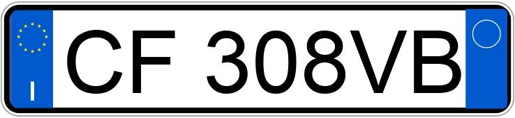 Numer rejestracyjny CF308VB posiada CITROEN C3 1a serie Numer rejestracyjny CF308VB posiada CITROEN C3 1a serie