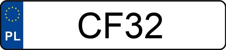 Numer rejestracyjny CF 32 posiada DODGE Challenger MR`19 RT - CF32