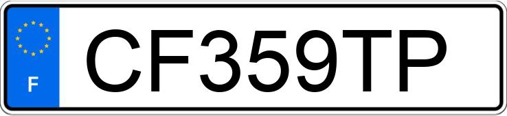 Numer rejestracyjny CF359TP posiada RENAULT CLIO III