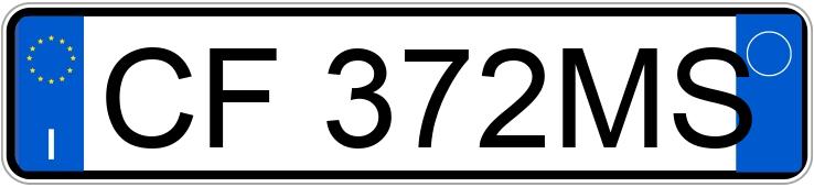 Numer rejestracyjny CF372MS posiada VOLKSWAGEN Polo 4a serie