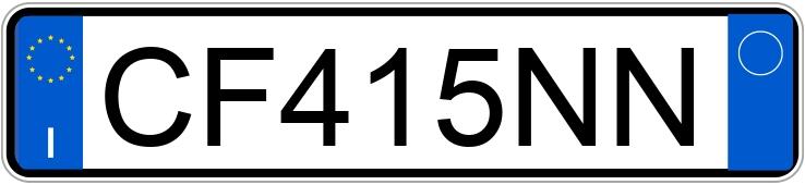 Numer rejestracyjny CF415NN posiada OPEL Agila 1a serie
