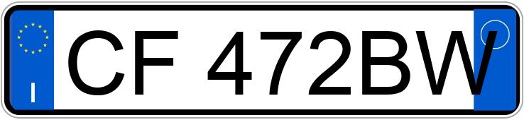 Numer rejestracyjny CF472BW posiada RENAULT Clio 2a serie Numer rejestracyjny CF472BW posiada RENAULT Clio 2a serie