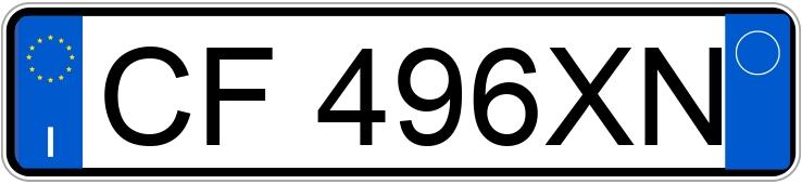 Numer rejestracyjny CF496XN posiada CITROEN C3 1a serie