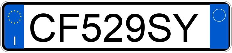 Numer rejestracyjny CF529SY posiada FIAT Ulysse