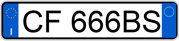 Numer rejestracyjny CF666BS posiada FIAT Punto 3a serie