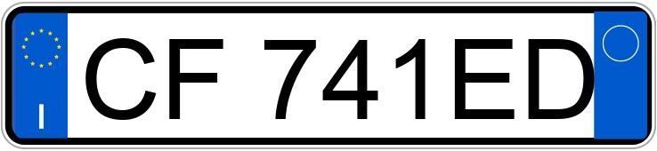 Numer rejestracyjny CF741ED posiada CITROEN Saxo