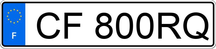Numer rejestracyjny CF800RQ posiada VOLKSWAGEN GOLF V