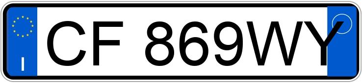 Numer rejestracyjny CF869WY posiada ALFA ROMEO 147 Numer rejestracyjny CF869WY posiada ALFA ROMEO 147
