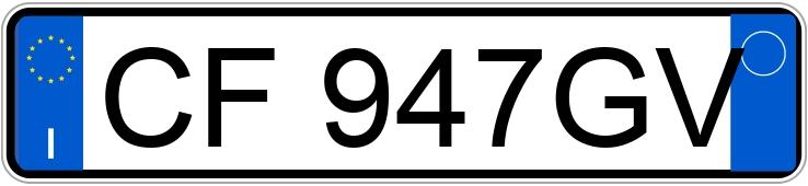 Numer rejestracyjny CF947GV posiada OPEL Corsa 3a serie