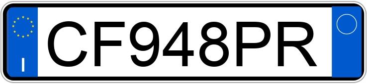 Numer rejestracyjny CF948PR posiada OPEL Agila 1a serie