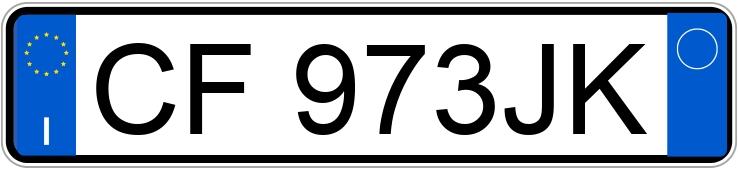 Numer rejestracyjny CF973JK posiada ALFA ROMEO 156 1a serie