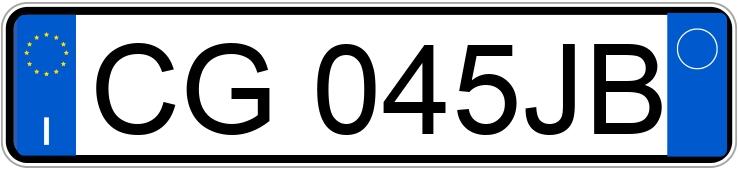 Numer rejestracyjny CG045JB posiada FIAT Multipla Multipla 1.9 JTD ELX (85 kw)