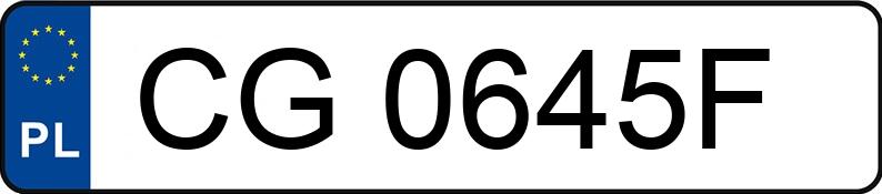 Numer rejestracyjny CG 0645F posiada FIAT BRAVO - CG0645F Numer rejestracyjny CG 0645F posiada FIAT BRAVO - CG0645F