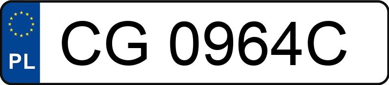 Numer rejestracyjny CG 0964C posiada SEAT Altea 1.6 MR`04 E4 5P1 Audience - CG0964C Numer rejestracyjny CG 0964C posiada SEAT Altea 1.6 MR`04 E4 5P1 Audience - CG0964C