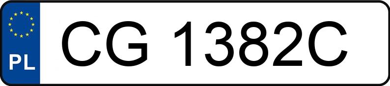 Numer rejestracyjny CG 1382C posiada SKODA OCTAVIA - CG1382C