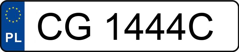 Numer rejestracyjny CG 1444C posiada VOLVO XC40 - CG1444C
