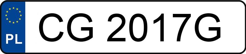 Numer rejestracyjny CG 2017G posiada BMW 520 I - CG2017G Numer rejestracyjny CG 2017G posiada BMW 520 I - CG2017G
