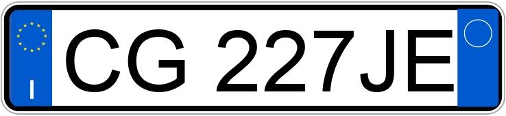 Numer rejestracyjny CG227JE posiada FIAT Punto 2a serie