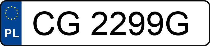 Numer rejestracyjny CG 2299G posiada BMW 520 Diesel MR`16 E6 G30 520 Diesel MR`16 E6 G30 - CG2299G