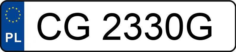 Numer rejestracyjny CG 2330G posiada OPEL ASTRA - CG2330G