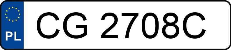 Numer rejestracyjny CG 2708C posiada AUDI A4 - CG2708C
