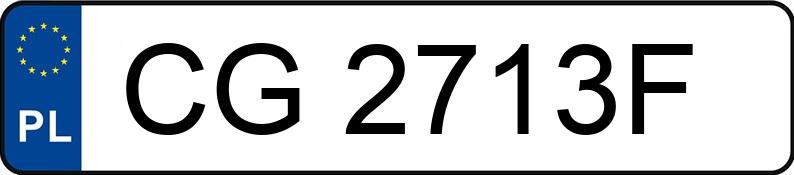 Numer rejestracyjny CG 2713F posiada BMW 640I - CG2713F