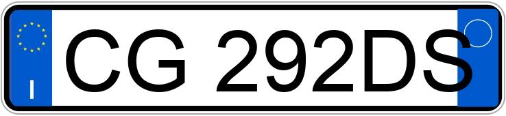 Numer rejestracyjny CG292DS posiada SAAB 9-3 2a serie