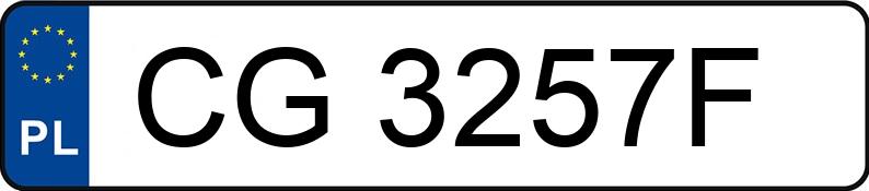 Numer rejestracyjny CG 3257F posiada SEAT LEON - CG3257F