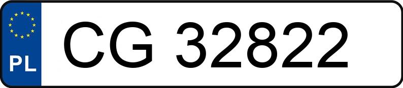 Numer rejestracyjny CG 32822 posiada FIAT SIENA - CG32822