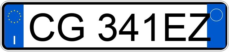 Numer rejestracyjny CG341EZ posiada PEUGEOT 206 Numer rejestracyjny CG341EZ posiada PEUGEOT 206