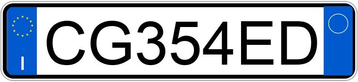 Numer rejestracyjny CG354ED posiada FIAT Stilo