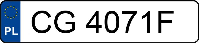 Numer rejestracyjny CG 4071F posiada SEAT CORDOBA - CG4071F