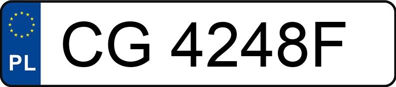 Numer rejestracyjny CG 4248F posiada BMW 530 D - CG4248F