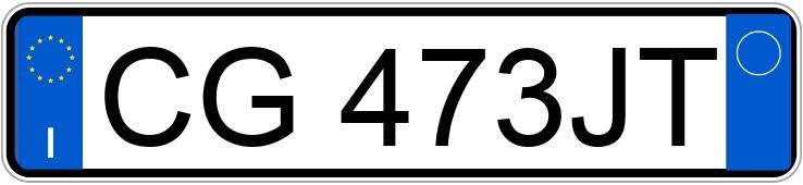 Numer rejestracyjny CG473JT posiada KIA Carnival 1a serie