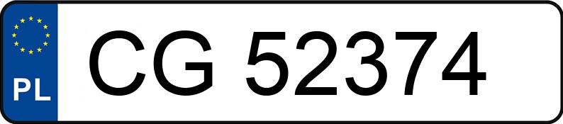 Numer rejestracyjny CG 52374 posiada BMW 728 - CG52374 Numer rejestracyjny CG 52374 posiada BMW 728 - CG52374