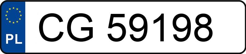 Numer rejestracyjny CG 59198 posiada RENAULT MEGANE - CG59198